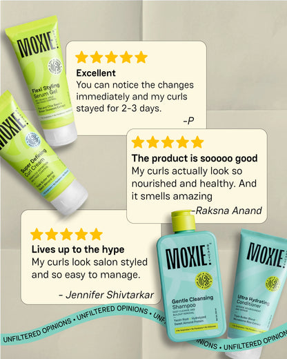 The Moxie Curly Routine (Travel Size)